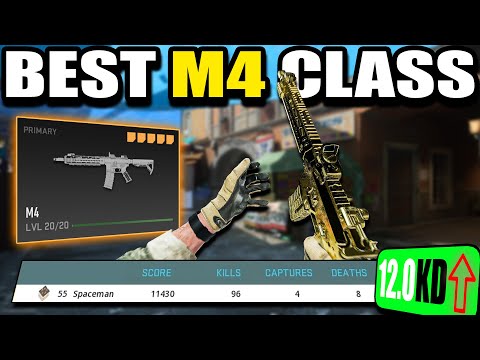 I used the BEST M4 CLASS and dropped NEARLY 100 KILLS! (Call of Duty: MW2) M4 META Loadout