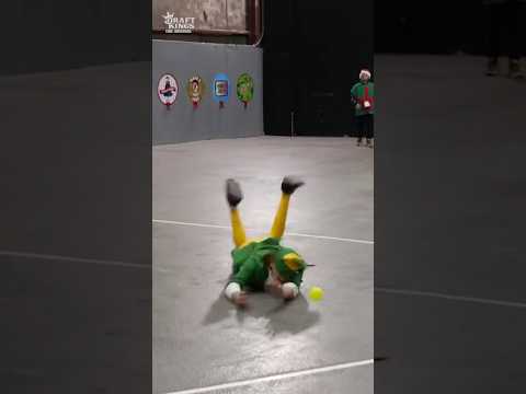 Buddy the Elf risks it all #sports #highlight #blitzball #defense #elf #christmas