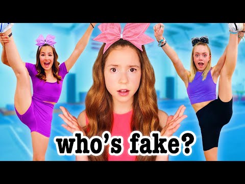 3 Cheerleaders vs 1 Fake