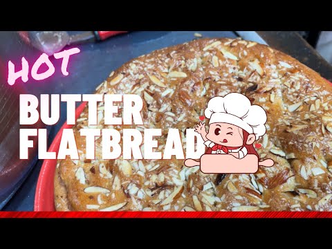 Famous BUTTER sheermal FLATBREAD Street Food India