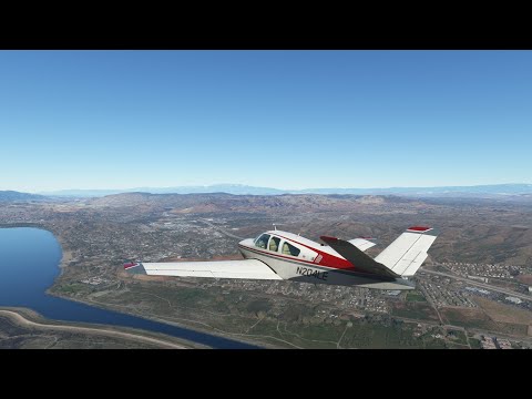 MSFS V-Tail Bonanza Real-World Flight Recap with PilotEdge Online ATC