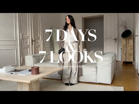 7 Days 7 Looks | A Week in Outfits | Outfit Ideas for Spring 2023 | Spring Wardrobe | AD