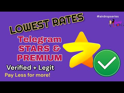 Verified Platform to Buy Cheap TELEGRAM PREMIUM and Telegram Stars for Airdrop Tasks in Telegram App