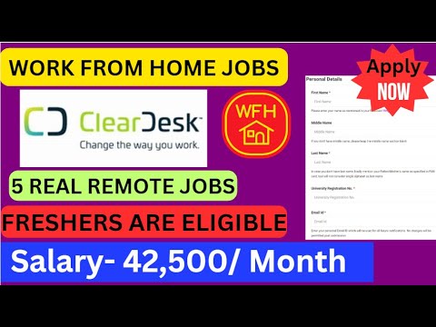 Work from Home JOB BOOM October 2024