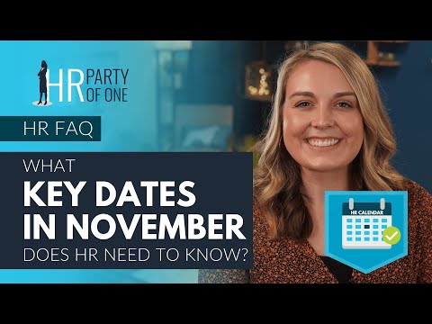 What Key Dates in November 2023 Does HR Need to Know?