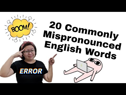 20 English Words You're (probably) Mispronouncing! | Common Mistakes | Life's a Charm