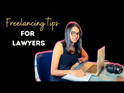 Quick tips on freelancing for lawyers from a well-known freelancer and ex-lawyer