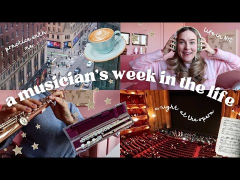 🎵 Life as a Freelance Musician in NYC | flute masterclass, Met Opera, and more!