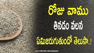 రోజు వాము తినడం వలన ఏమిజరుగుతుందో తెలుసా || Health Tips|| Benefits Of Carom Seeds