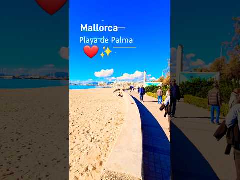 Playa de Palma 🇪🇸 MALLORCA ❤️ SPAIN 🇪🇸 CAN PASTILLA beach 🌴