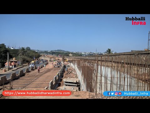 Navalur Flyover update Hubli Dharwad