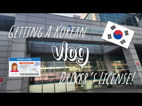 [VLOG] How I Got My Korean Driver's License! Exchanging Foreign (USA) License for Korean One~