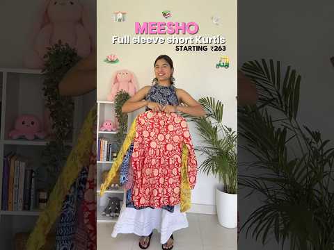 Meesho Short Kurti Haul Starting ₹263‼️#shorts #shortkurti #meeshokurti #meeshohaul #kurti #meesho