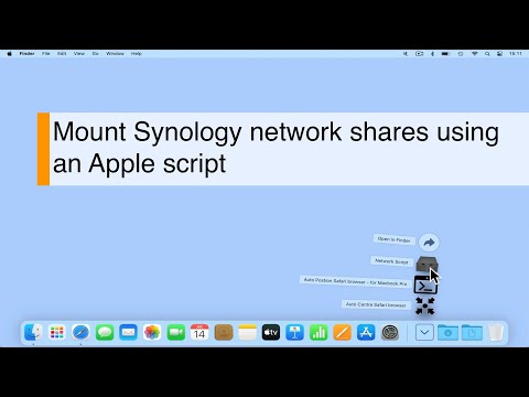 Synology NAS tip | Create a custom Apple script to mount network shares on macOS