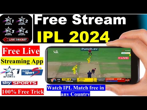 How to Watch IPL 2024 Live in Mobile Free | IPL Live Kaise Dekhe 2024 | IPL Live App 2024