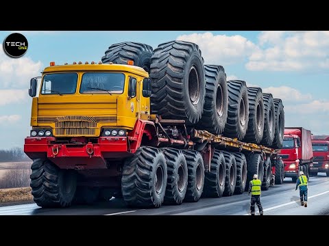 Extreme Dangerous Monster Truck Driving Skills 2024 | Oversize Load Heavy Equipment Working #18