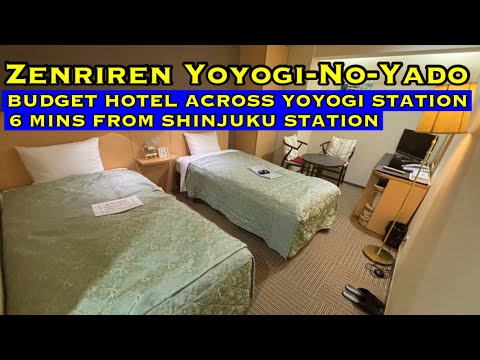 Zenriren Yoyogi-No-Yado | Budget Hotel Across Yoyogi Station | 6 Mins From Shinjuku | Tokyo, Japan