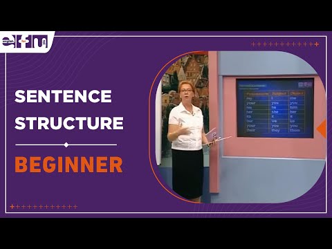 Let's Start English 32 - Lesson 5 / Sentence Structure | Beginner Levels