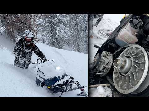 2 Broken Sleds On The Deepest Day Of the Season