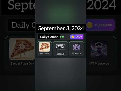 Hamster Kombat Daily Combo September 1 to 2