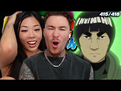 MIGHT GUY IS HERE!!! | Naruto Shippuden Reaction Episodes 415/418