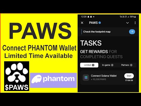 PAWS Eligibility Limited TASK Connect Phantom Wallet