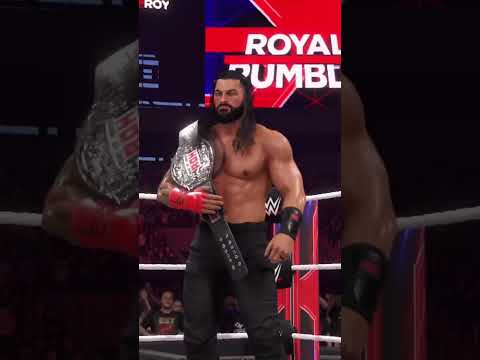 Will LA Knight become champion #wwe #wwe2k24 #shorts #whatif #ringofhonor #laknight #romanreigns