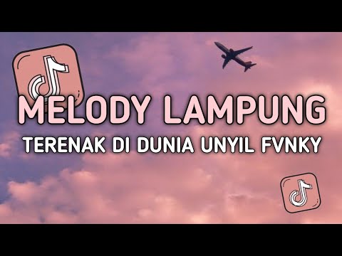 DJ MELODY TERENAK DI DUNIA LAMPUNG UNYIL FVNKY TERBARU VIRAL TIKTOK 2024 SLOW