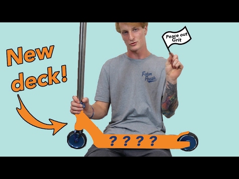 CLAYTONS NEW SCOOTER (AFTER LEAVING GRIT)