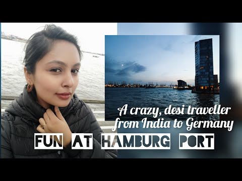 Menal Dwivedi Vlogs : Hamburg Port Views on a Sunday | Life in Germany | A fun desi traveller 💛