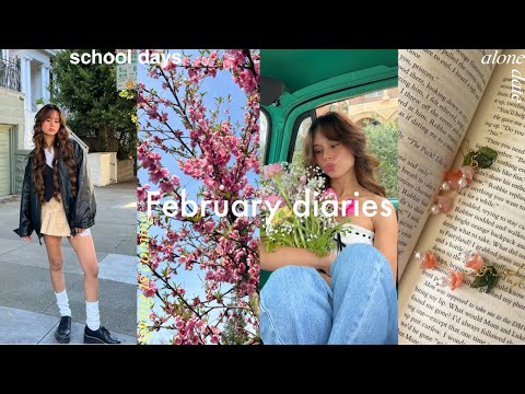 February diaries 💌 solo date, lovely mornings🫖, school days, trying new recipes🥧