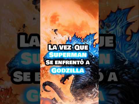 SUPERMÁN vs GODZILLA (cómics) #monsterverse #comics #godzilla #superman #dc #godzillakong #shorts