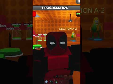 DEADPOOL escape PIZZA PRISON RUN #roblox #shorts