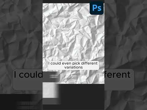 How to Create this Crumpled Paper Effect with Adobe Creative Cloud All Apps