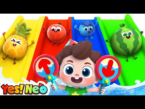 Ten Fruits on the Board | Sink or Float Song | Learn Numbers | Nursery Rhyme & Kids Song | Yes! Neo