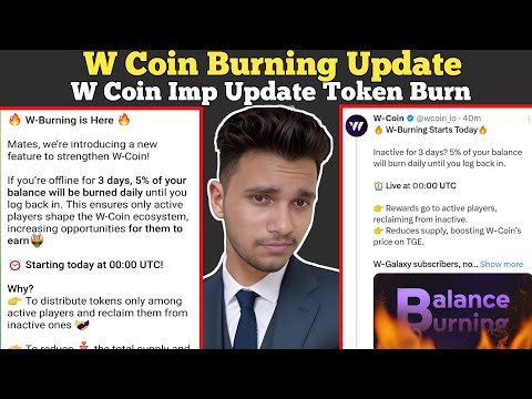 W Coin Burning Update | W Coin Imp Update Airdrop Allocation | W Coin Listing