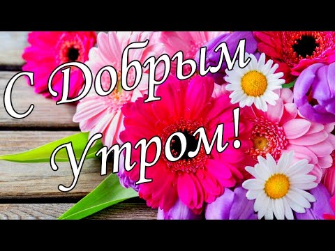 С ДОБРЫМ УТРОМ !🌼Желаю Самого Доброго Солнечного Утра!🌼  Шикарная Музыкальная открытка 🌼