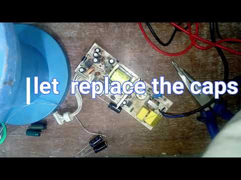 Repair switch mode power supply Capacitor Problem