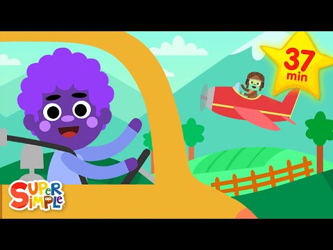 Go! Go! Go! with @SuperSimpleSongs  | Kids Road Trip Songs | Super Simple Songs