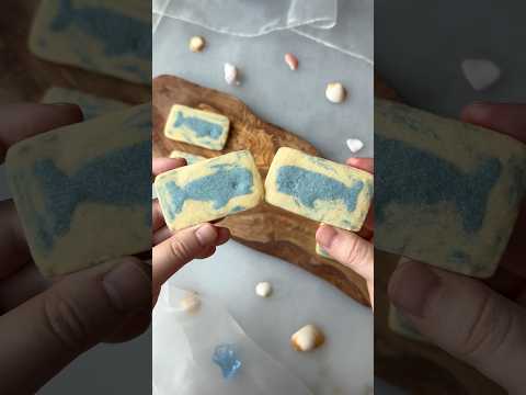 \クジラ柄クッキーの作り方🐳🏝️✨ / #クッキー #recipe #food #cookies #baking