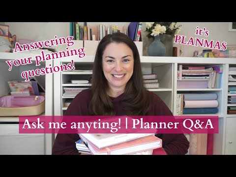 Ask Me Anything! | Planner Q&A | Answering your planning questions! | PLANMAS