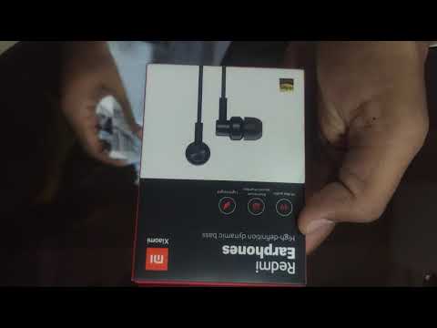 Redmi Earphones Unboxing l Black l Buy from amazon @t 349rs l