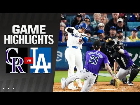 Rockies vs. Dodgers Game Highlights (9/20/24) | MLB Highlights