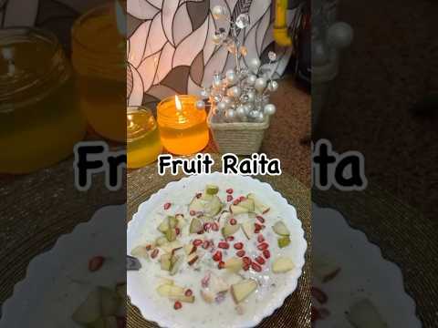 Fruit Raita 🍍🍋‍🟩🍇🍅🍎#youtubeshorts #fruitraita #muskangarg2909 #tastyandeasyfoodrecipes