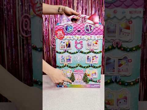 #shorts asmr Unboxing the New Gabby's Dollhouse Celebration Surprise Advent Calendar 2024🎄