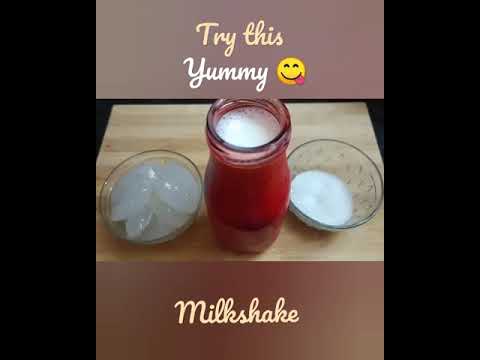 Ice apple milkshake/நுங்கு மில்க் ஷேக்/yummy😋 tasty milkshake recipe/best for summer🌞🏖️