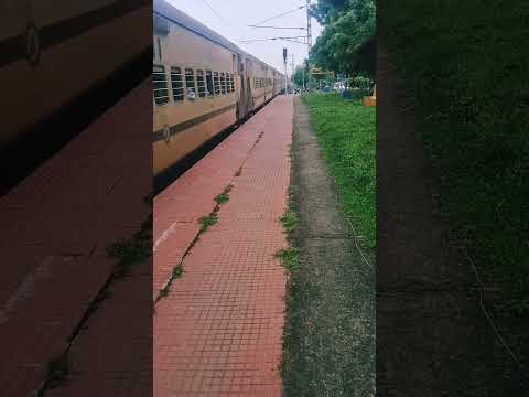 Bhagalpur Azimganj Spl passenger train #horn #shorts #crossing