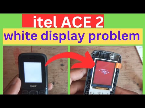 Itel ace 2 white display | itel mobile white display problem solution | graphic problem | no graphic