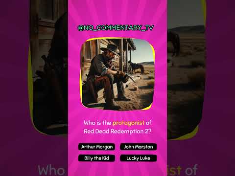 Who is the protagonist of Red Dead Redemption 2? #rdr2 #nocommentarytv