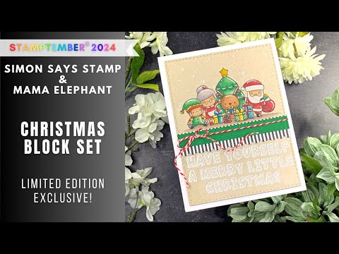 STAMPTEMBER Mama Elephant | Christmas Block Set